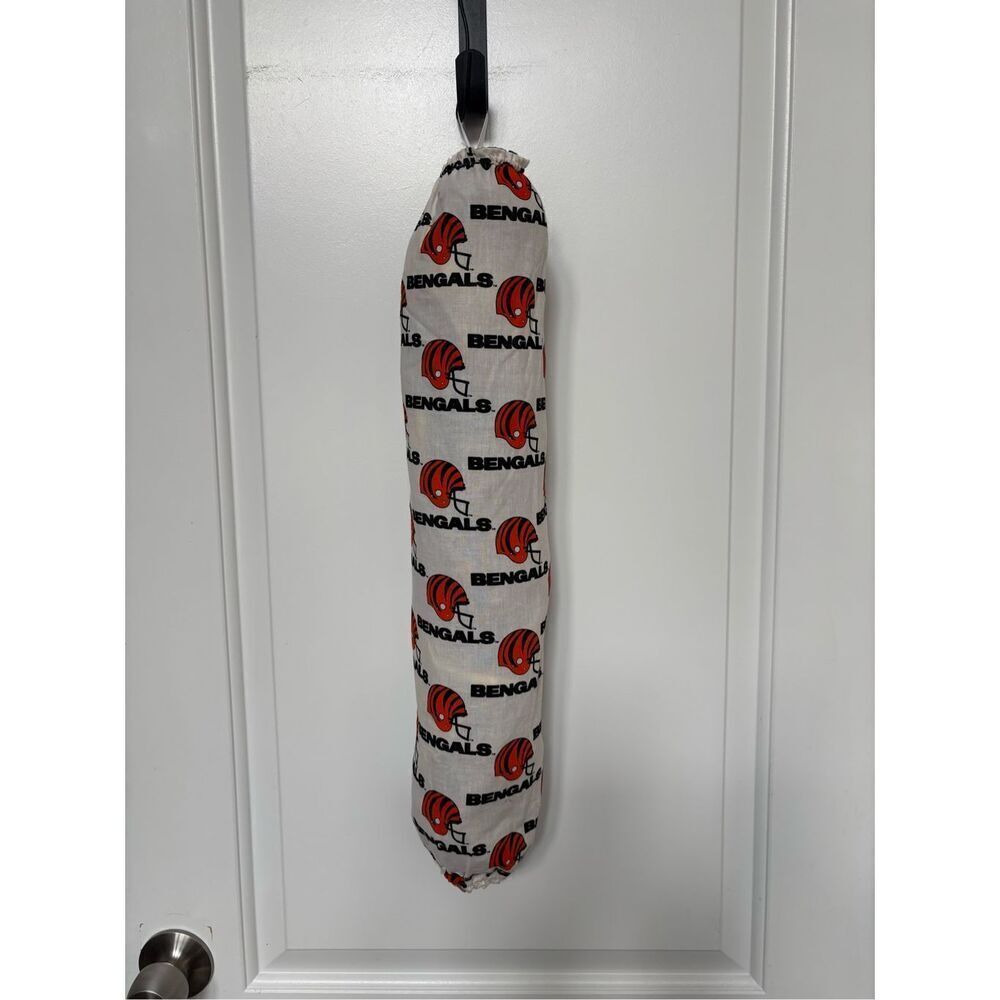 Handmade Plastic Bag Holder- Bengals